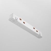 Lištové Magnetic Maytoni Exility - M TRA034PC-42W Přímá spojka pro kolejnicový systém 48V bílý plast Exility - MAYTONI