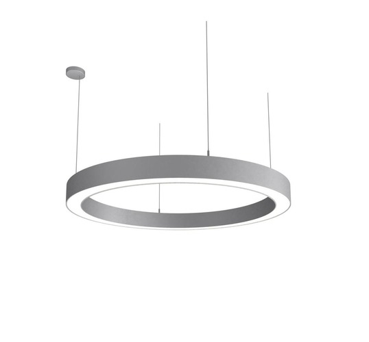 Kruhová - IMPR 950642 Deko-Light závěsné svítidlo Lautaro 1200/100 Up/Down prisma P4, 105 W, DALI, 3000 K, světlešedá - DEKOLIGHT - foto 1