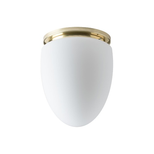 Kruhová - OS MIR59473 MIRA stropní skleněné svítidlo mosaz leštěná / bílá IP41 3000 K 27W LED (původní kód OS 59473) - OSMONT - foto 1