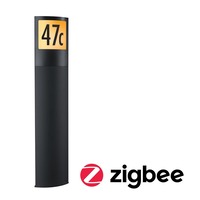 Sloupková - P 94515 LED stojací svítidlo Smart Home Zigbee Padea soumrakový senzor neláká hmyz IP44 847mm CCT 8,5W 230V antracit umělá hmota - PAULMANN