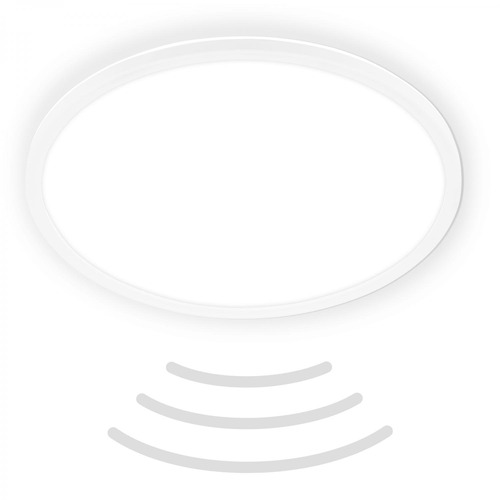 Kruhová - BRILO 7526416 BRILONER Move LED stropní svítidlo IP44, přímé a nepřímé osvětlení, pohybové čidlo, kruhové 42 cm, bílé 7526416 - foto 1