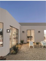 Nástěnná - NV 9762161 Venkovní nástěnné svítidlo CASTRO šedý pískovec a akryl E27 1x12W bez žárovky 100-240V IP65 - NOVA LUCE