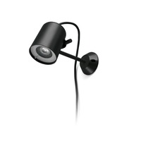 Nástěnná - FARO 71546 FLOW nástěnná lampa, černá, se zápichem do země - FARO