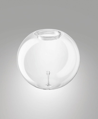 Stínidla, kryty, clony - FABAS 3805-51-372 Stínidlo Kit Luci Glass pro závěsnou základnu 14W průhledná/kapka - FABAS - foto 1