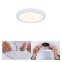 Koupelnová - P 93031 LED vestavné svítidlo Areo VariFit IP44 kruhové 118 6,5W 3.000K bílá - PAULMANN
