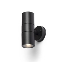 Nástěnná - RED R13634 SORANO II nástěnná černá plast 230V LED GU10 2x8W IP44 - RED - DESIGN RENDL