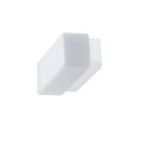 Hranatá - OS FLO59724 FLORA 1 stropní/nástěnné skleněné svítidlo bílá IP43 4000 K 7W LED - OSMONT