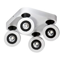 Bodová - AZZ AZ0674 LED Nástěnné/stropní přisazené svítidlo Azzardo Enzo 4KW AZ0674 4x5W 920lm 3000K IP20 21cm bílo-černé - AZZARDO