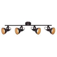 Bodová - BRILO 2049-045 Bodové svítidlo 79 cm 4x E14 40W černá - BRILO