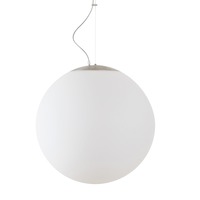 Koule - OS ADR62706 ADRIA L5 HP závěsné skleněné svítidlo kartáčovaná nerez / bílá IP40 4000 K 65W LED - OSMONT