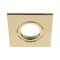 Pro zapuštěná svítidla - LA 1007187 UNIVERSAL DOWNLIGHT kryt pro downlight IP20, výkyvný, hranatý, zlatý - BIG WHITE (SLV)