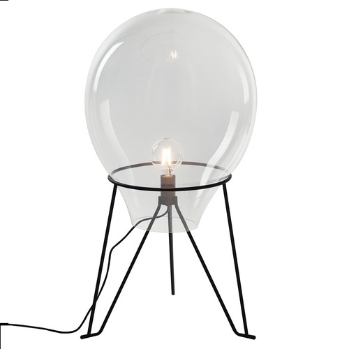 Stolní lampy dekorační - FAN I-AZUMA-L38 Stolní lampa Lume Azuma průhledná 1xE27 38x63 cm - FANEUROPE - foto 1