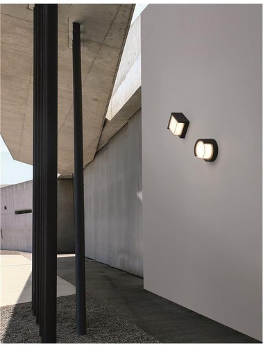 Nástěnná - NV 9026002 Venkovní nástěnné svítidlo MAX tmavě šedý ABS čirý a bílý akryl LED 12W 3000K 200-240V 120st. IP65 - NOVA LUCE - foto 1