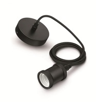 Dekorativní - PH 8718696167762 Vintage KABEL S OBJÍMKOU E27 max. 1x40W, černá - PHILIPS (929001977901)