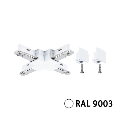Lišty a příslušenství - P 95648 URail spojka X 104x104mm max. 1000W bílá - PAULMANN - foto 1