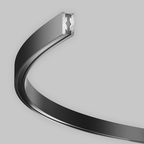 Lištové Magnetic Maytoni Flarity - M TRX154-SR-D800-B Polokruhová kolejnice pro magnetickou lištu 24 V 800 mm Flarity TRX154-SR-D800-B - MAYTONI - foto 1