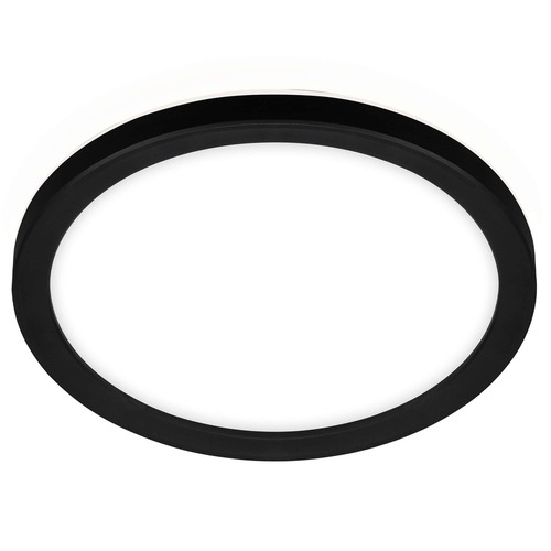 Kruhová - BRILO 7150-415 Slim svítidlo LED panel, pr. 19 cm, 12 W, černá - BRILO - foto 1