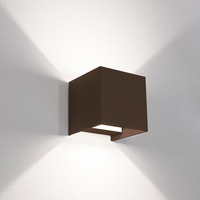 Nástěnná - CEN UDSCO-2012 Venkovní nástěnné LED svítidlo up/down QUADRATO corten 20W 2700/4000/6500K IP65 - CENTURY
