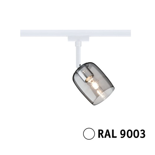 Svítidla - P 95700 URail lištový spot Blossom G9 max. 10W 230V bílá/kouřové sklo - PAULMANN - foto 1