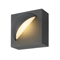 Nástěnná - LA 1007667 LID I nástěnné přisazené svítidlo, 2700/3000 K, 15 W, PHASE, 100°, antracit - BIG WHITE (SLV)