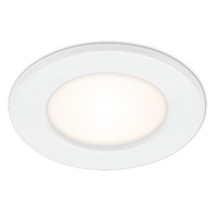 Kruhová - BRI 7049-016 LED vestavné svítidlo, pr. 11,5 cm, LED modul, 6W, 600 lm, bílé - BRILONER