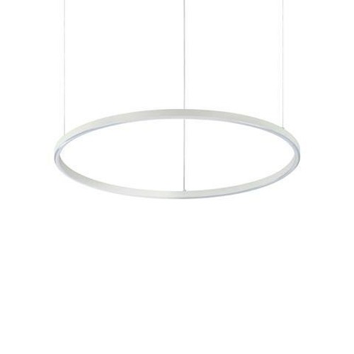 Kruhová - ILUX 269863 LED Závěsné svítidlo Ideal Lux ORACLE SLIM D70 ROUND WH 4000K 269863 35W 3220lm 4000K IP20 70,5cm bílé - IDEALLUX - foto 1