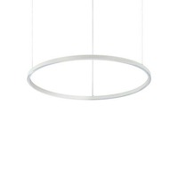 Kruhová - ILUX 269863 LED Závěsné svítidlo Ideal Lux ORACLE SLIM D70 ROUND WH 4000K 269863 35W 3220lm 4000K IP20 70,5cm bílé - IDEALLUX