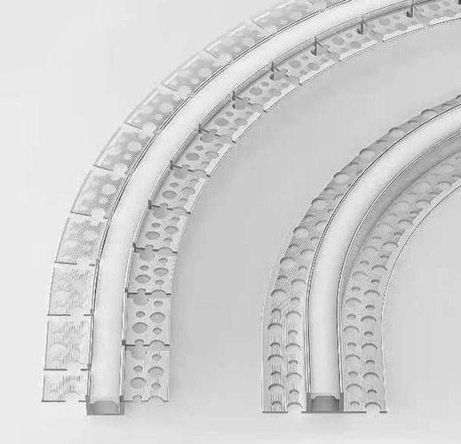 LED páskové profily - Ohýbací profil pro LED Strip White body/White cover - foto 1