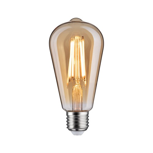 E27 - P 29188 1879 Filament 230V 3-krokové-stmívatelné LED žárovka Rustika E27 3 Step Dim 6W 1800K stmívatelné zlatá - PAULMANN - foto 1