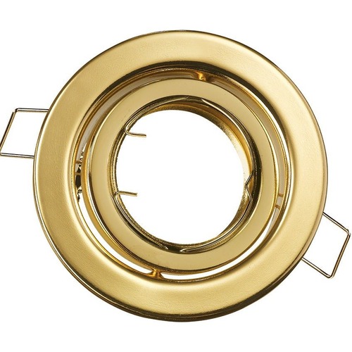 Kruhová - FAN INC-REFLEX-SM1 ORO Zápustné svítidlo Reflex, nastavitelné, zlaté, průměr 10 cm - FANEUROPE - foto 1