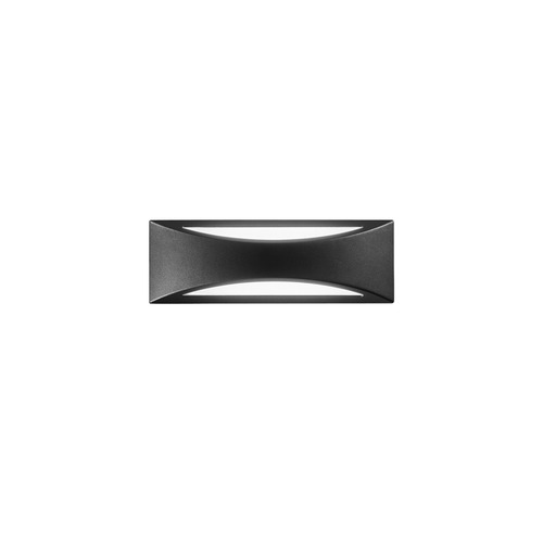 Nástěnná - FAN LED-W-WEISS-NER Venkovní nástěnné svítidlo LED WEISS hliník černá 16W 1800LM CCT IP54 35x12x11,3 cm - FANEUROPE - foto 1