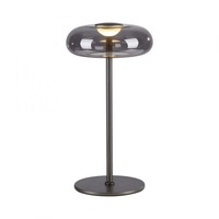 Stolní lampy dekorační - LD 15697-15 Kolekce Schöner Wohnen LED stolní lampa POSH, šedá, stmívatelné, teplá bílá, 3000K - JUST LIGHT