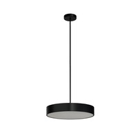 Kruhová - OS KRU60228 KRUGER P3 FOP závěsné plastové svítidlo černá IP40 3000 K 48W LED DALI - OSMONT