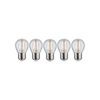 E27 - P 5091 Filament set LED kapka E27 230V 5x2,6W 2700K čirá - PAULMANN