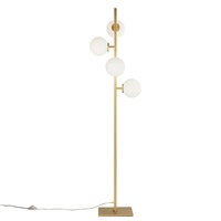 Stojací lampy - FAN I-ENOIRE-PT4-ORO Stojací lampa Piantana Enoire, zlatá, 4 x E14, 149,8 x 37,5 x 25 cm - FANEUROPE