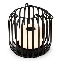 Na stůl - BRILO 7479015 LED nabíjecí stolní lampa, 13 cm, 2W, 150lm černá-zlatá - BRILONER