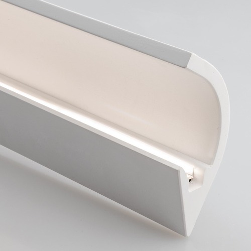 Sádrové profily - FAN I-PROFY-GIMEL Profil Gimel bílý - sádrový a hliníkový s opálovým difuzorem, 100 x 12,7 x 9,5 cm - FANEUROPE - foto 1