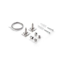 Kotvící prvky, držáky, závěsy - ILUX 271750 Ocelová sada pro zavěšení Ideal Lux STEEL KIT SINGLE STEEL CABLE 2MT 271750 ke svítidlům STEEL, lanko s délkou 2 m - IDEALLUX