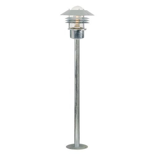 Sloupková - NOR 25118031 Venkovní sloupkové svítidlo Vejers 1x60W E27 galvanizovaná čirá - NORDLUX - foto 1