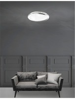 Kruhová - NV 7311402 Stropní svítidlo PALERMO chromovaný kov bílé sklo a K9 křišťál E27 3x12W 230V IP20 bez žárovky - NOVA LUCE