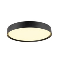 Kruhová - LA 1008922 DECONA 42 CL, PHASE, povrchové stropní svítidlo, kulaté, 3000/4000 K, 23 W, černá barva - BIG WHITE (SLV)