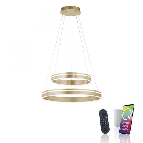 Kruhová - PN 8420-60 Paul Neuhaus, Q-VITO, LED závěsné svítidlo, pr.59cm, Smart Home ZigBee 2700-5000K - PAUL NEUHAUS - foto 1