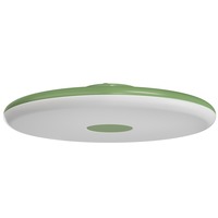 Kruhová - OS ZET60020 ZETA 2 FP stropní/nástěnné plastové svítidlo zelená / bílá IP40 3000 K 38W LED - OSMONT