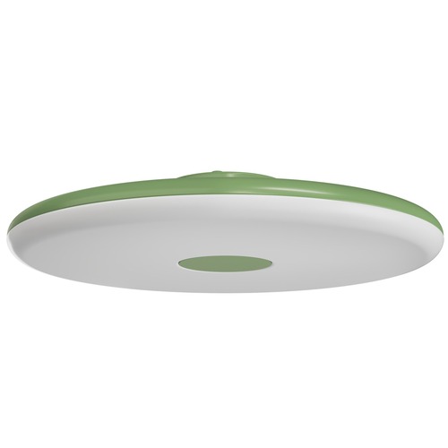 Kruhová - OS ZET60020 ZETA 2 FP stropní/nástěnné plastové svítidlo zelená / bílá IP40 3000 K 38W LED - OSMONT - foto 1
