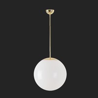 Nouzové osvětlení - OS ISI63943 ISIS P3 PM závěsné plastové svítidlo mosaz leštěná / bílá IP40 4000 K 27W LED nouzové kombinované 1 h (původní kód OS 63943) - OSMONT