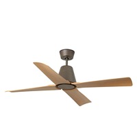 Ventilátory - FARO 34106 TYPHOON M stropní ventilátor, hnědá/dřevo - FARO