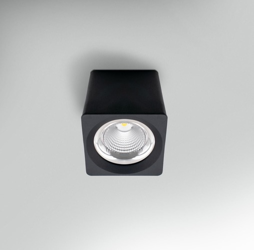 Downlight - CEN QBNE-109030 Stropní svítidlo LED QUBE ČERNÉ 90x90x90mm 10W 230V 3000K 45d IP20  - CENTURY - foto 1