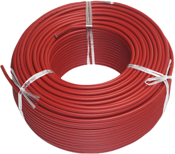 Spotřební materiál a příslušenství - Solární fotovoltaický kabel červený 1x4mm2 100M/Roll - foto 1