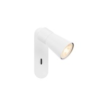 Bodová - LA 1008302 PURI 2.0 Cone nástěnné a stropní svítidlo, vypínač, obdélníkový, 1x max. 6W GU10, bílá - BIG WHITE (SLV)