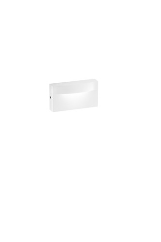 Nástěnná - FAN LED-MOBULA-AP-BCO Nástěnné LED svítidlo Mobula (bílé) 8 W, 1100 lm, 3000 K, IP65, 137 x 40 x 75 mm - FANEUROPE - foto 1